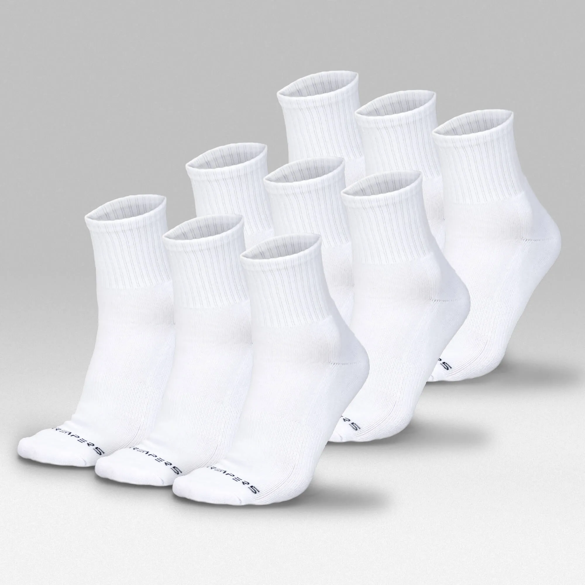 Quarter Socks - White