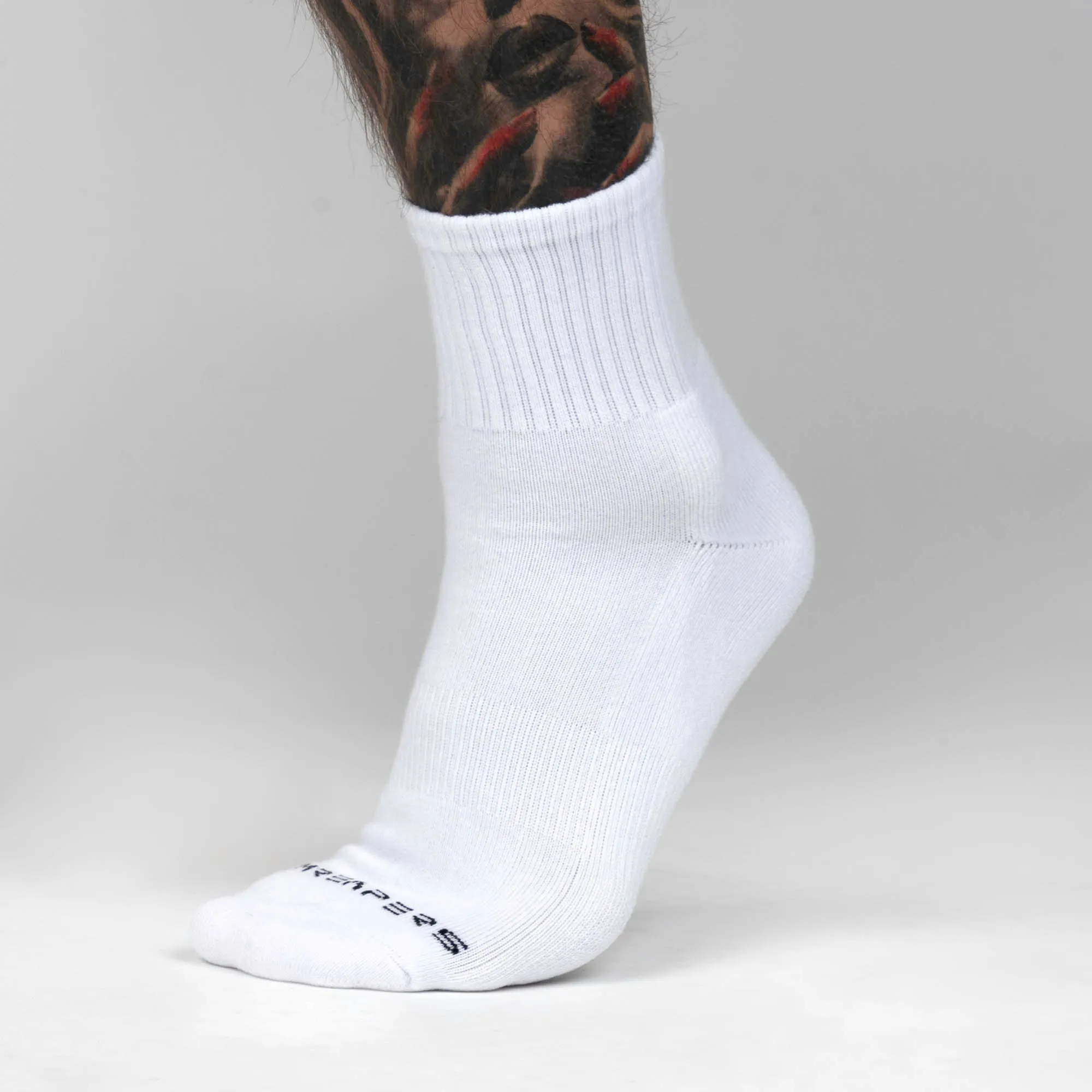 Quarter Socks - White