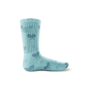 Racquet Inc. Novelty Tennis Dress Socks Light Blue