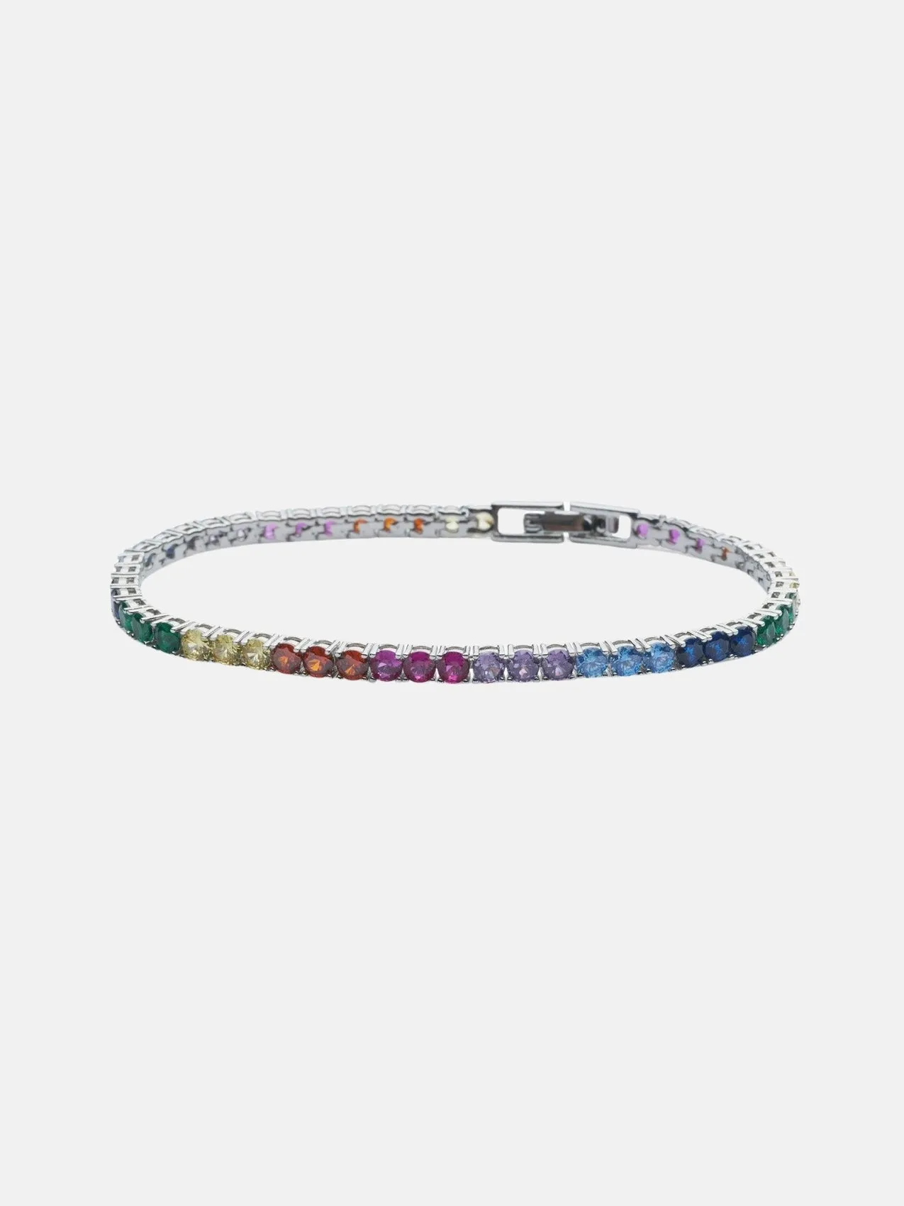 Rainbow Tennis Bracelet