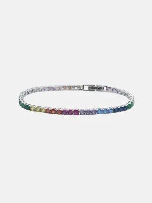 Rainbow Tennis Bracelet