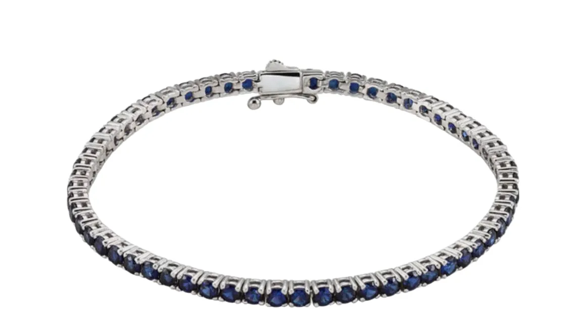 Sapphire Tennis Bracelet