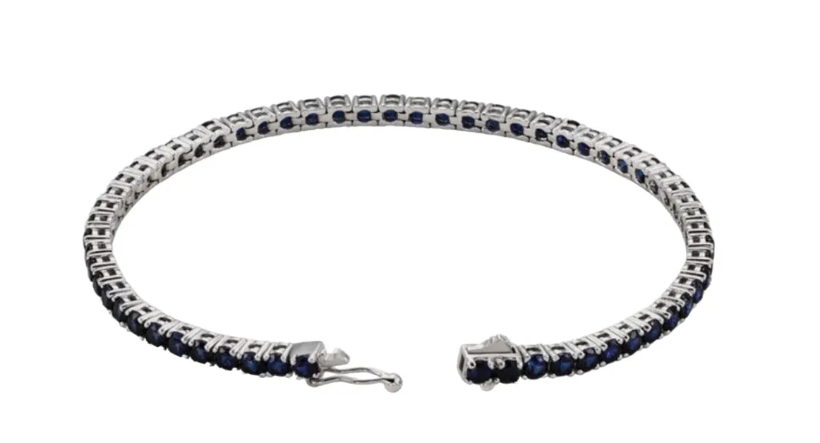 Sapphire Tennis Bracelet