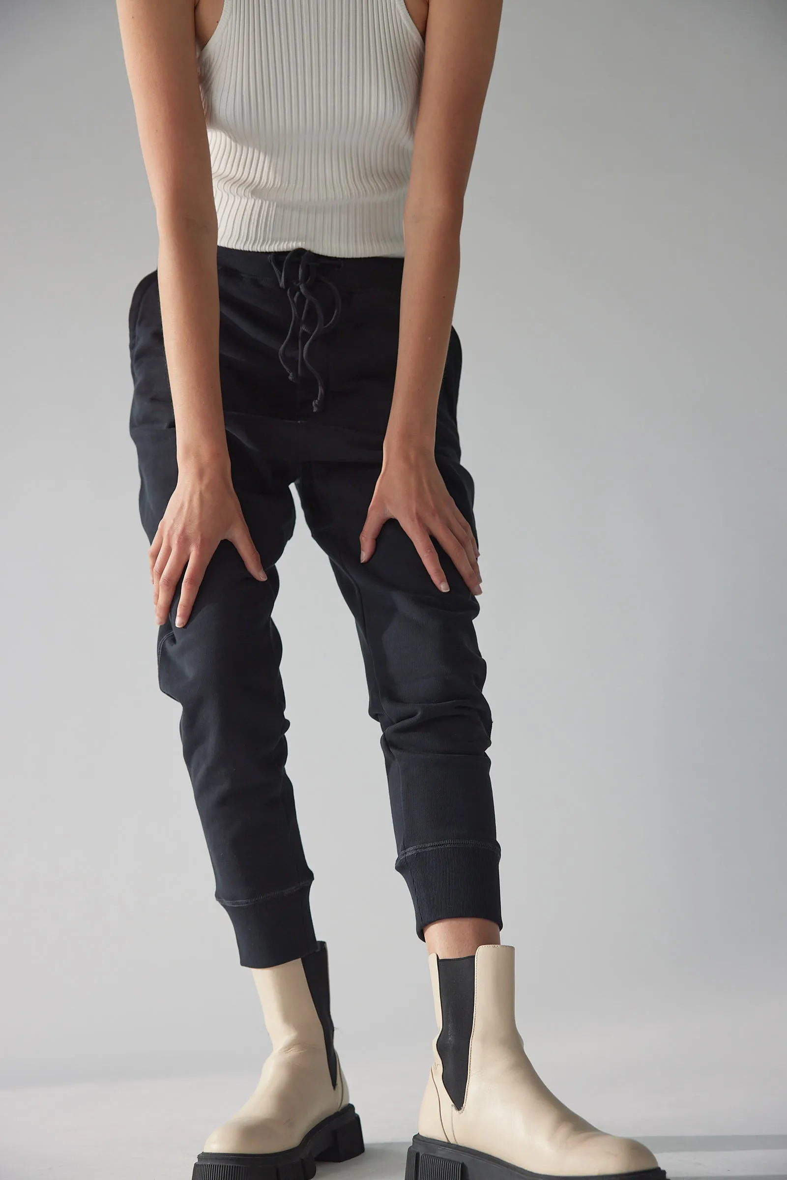 Shen Luxe french Navy Sweat Pant