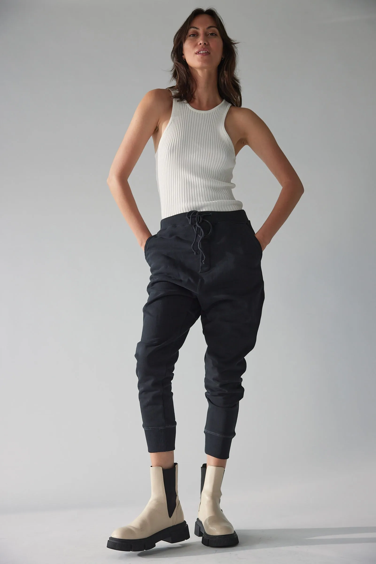 Shen Luxe french Navy Sweat Pant