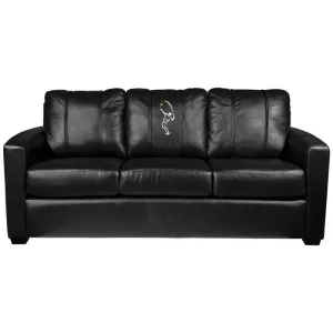 Silver Sofa with Tennis Man Logo Panel