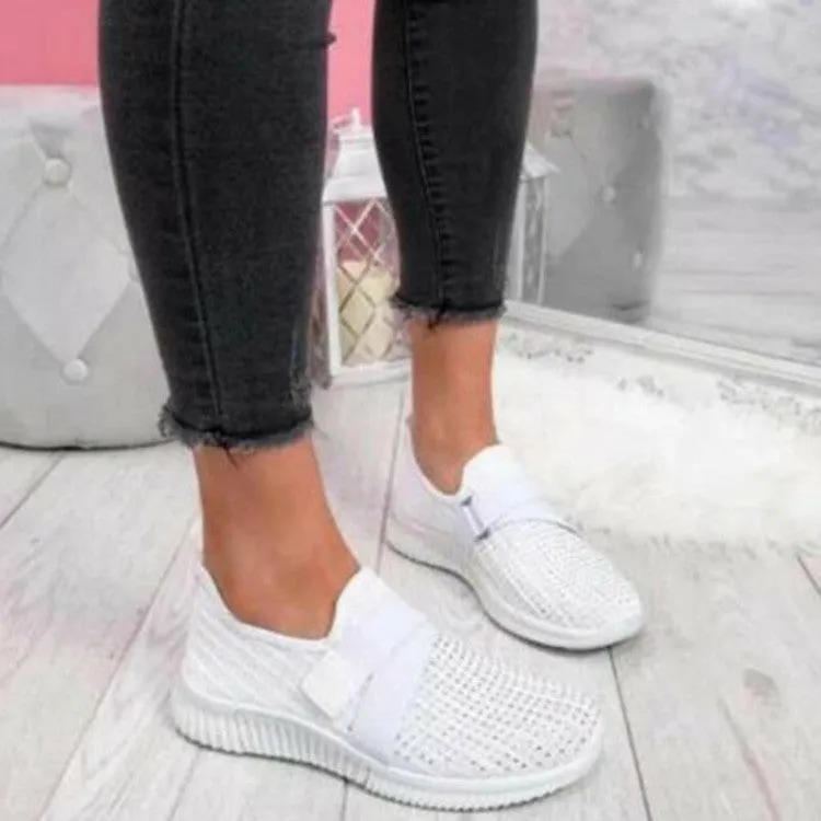 Soft-soled Rhinestone Foreign Trade Large Size Casual Sports Shoes