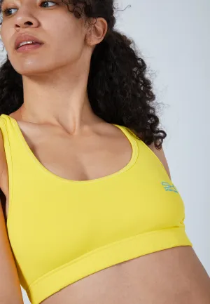 Sports Bra with Racerback, yellow