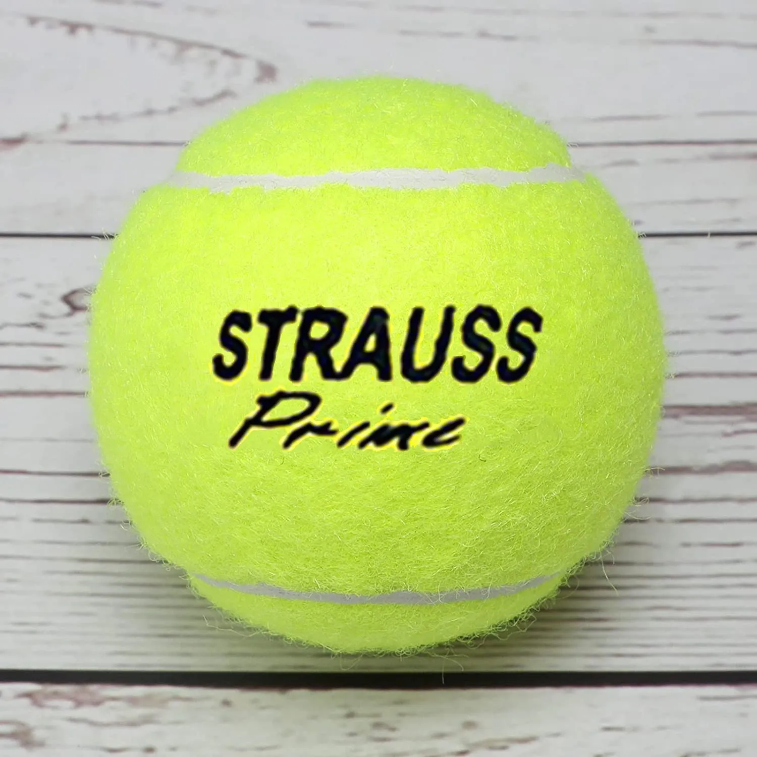 STRAUSS Tennis Cricket Ball, (Pack of 12) (Light Weight)