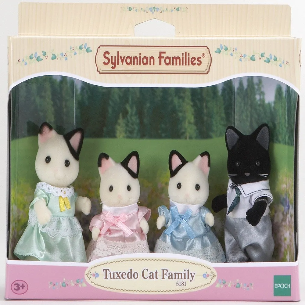 Sylvanian Families 5181 Tuxedo Cat Family