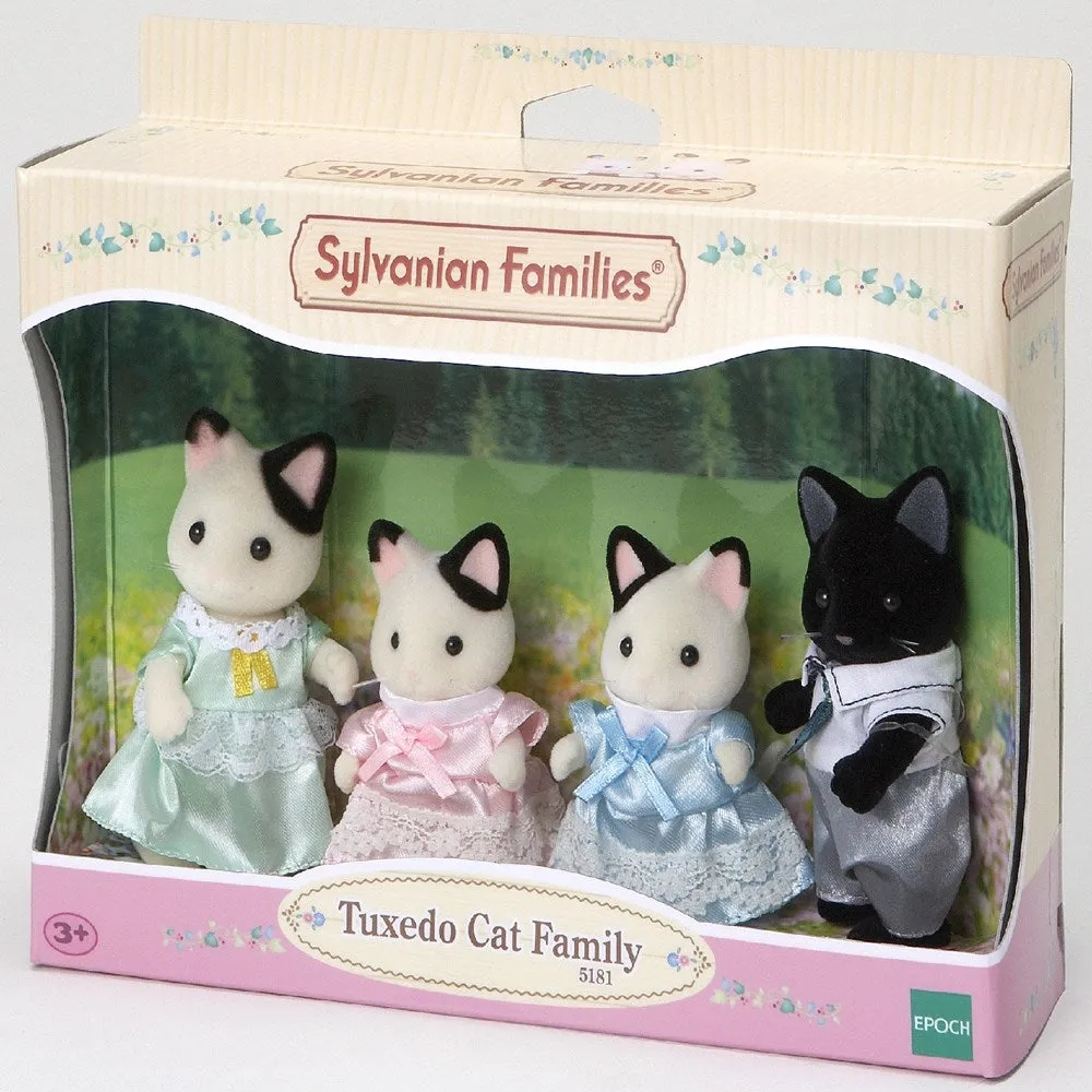 Sylvanian Families 5181 Tuxedo Cat Family