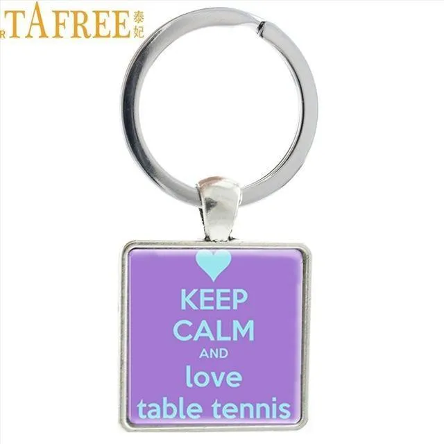 Table Tennis Key Rings 17 Designs