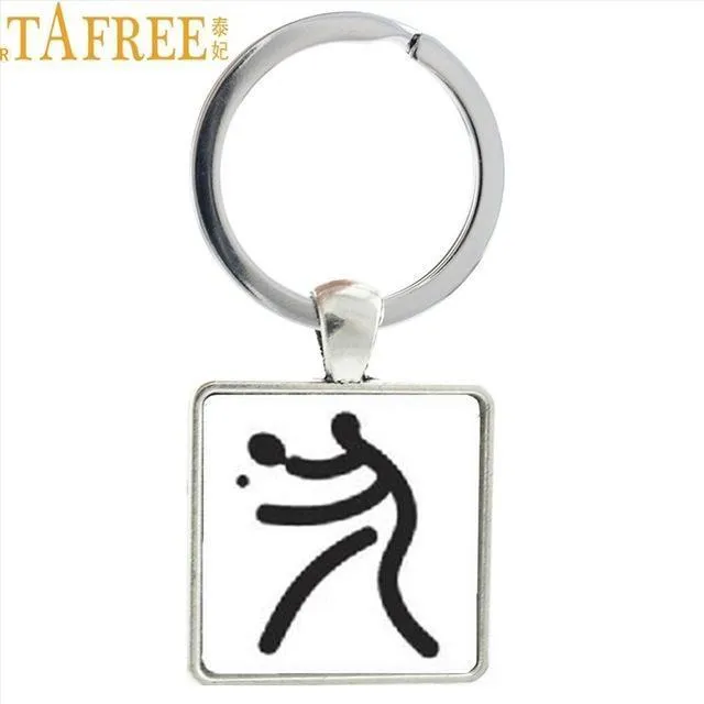 Table Tennis Key Rings 17 Designs