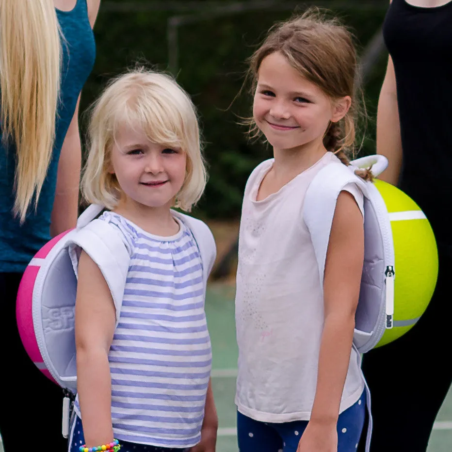 Tennis Ball Backpack | Kids' Sports Bag | Pink