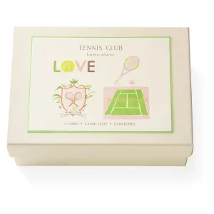 Tennis Club Note Card Box