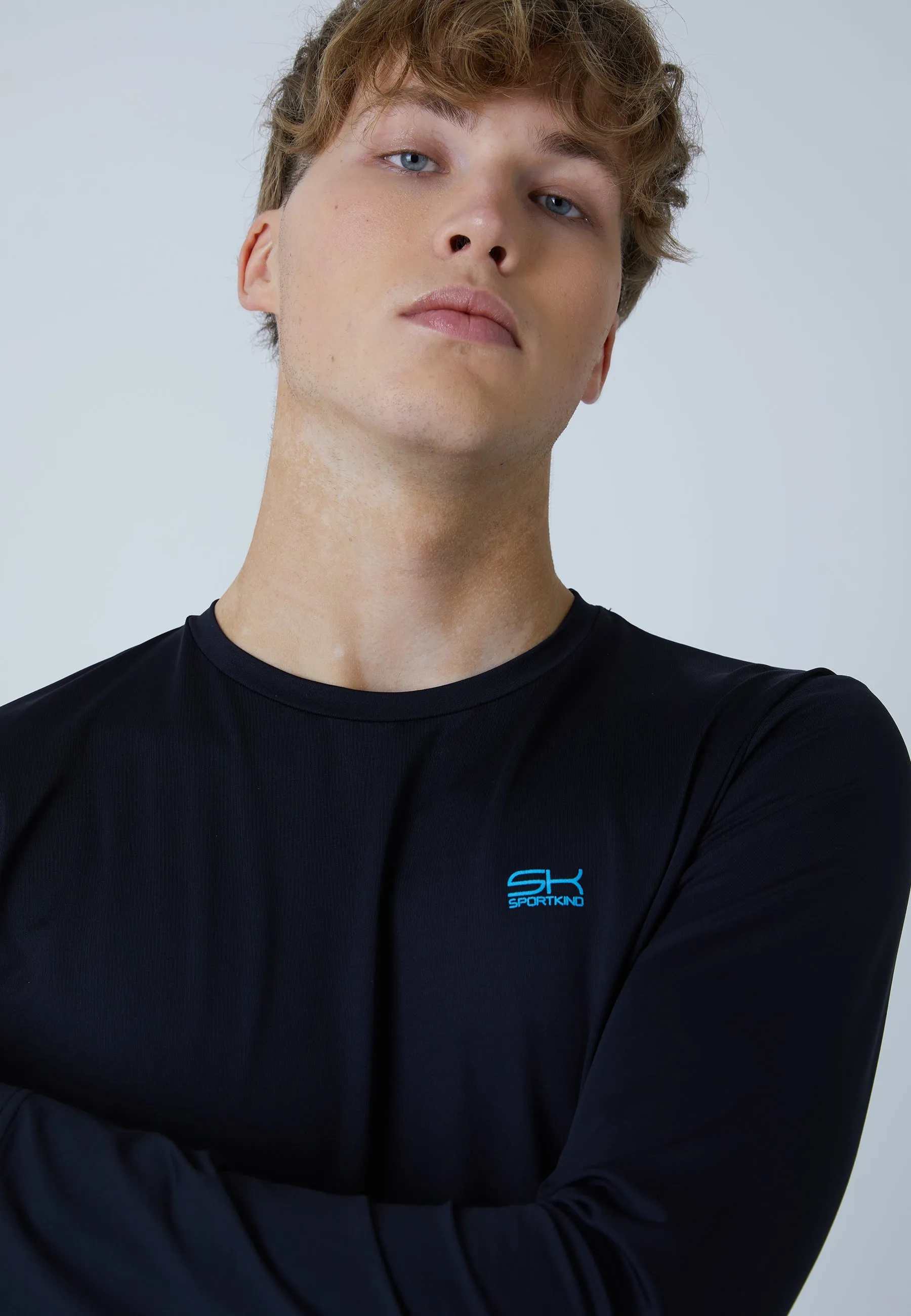 Tennis Longsleeve Shirt, black