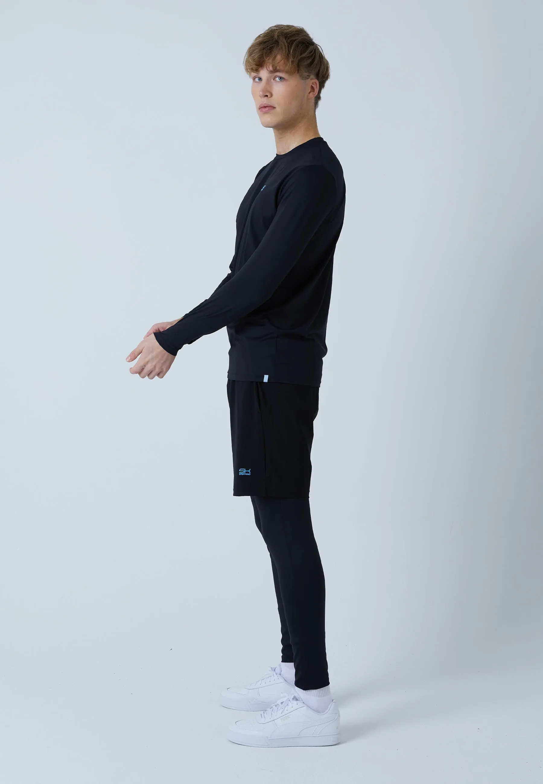 Tennis Longsleeve Shirt, black