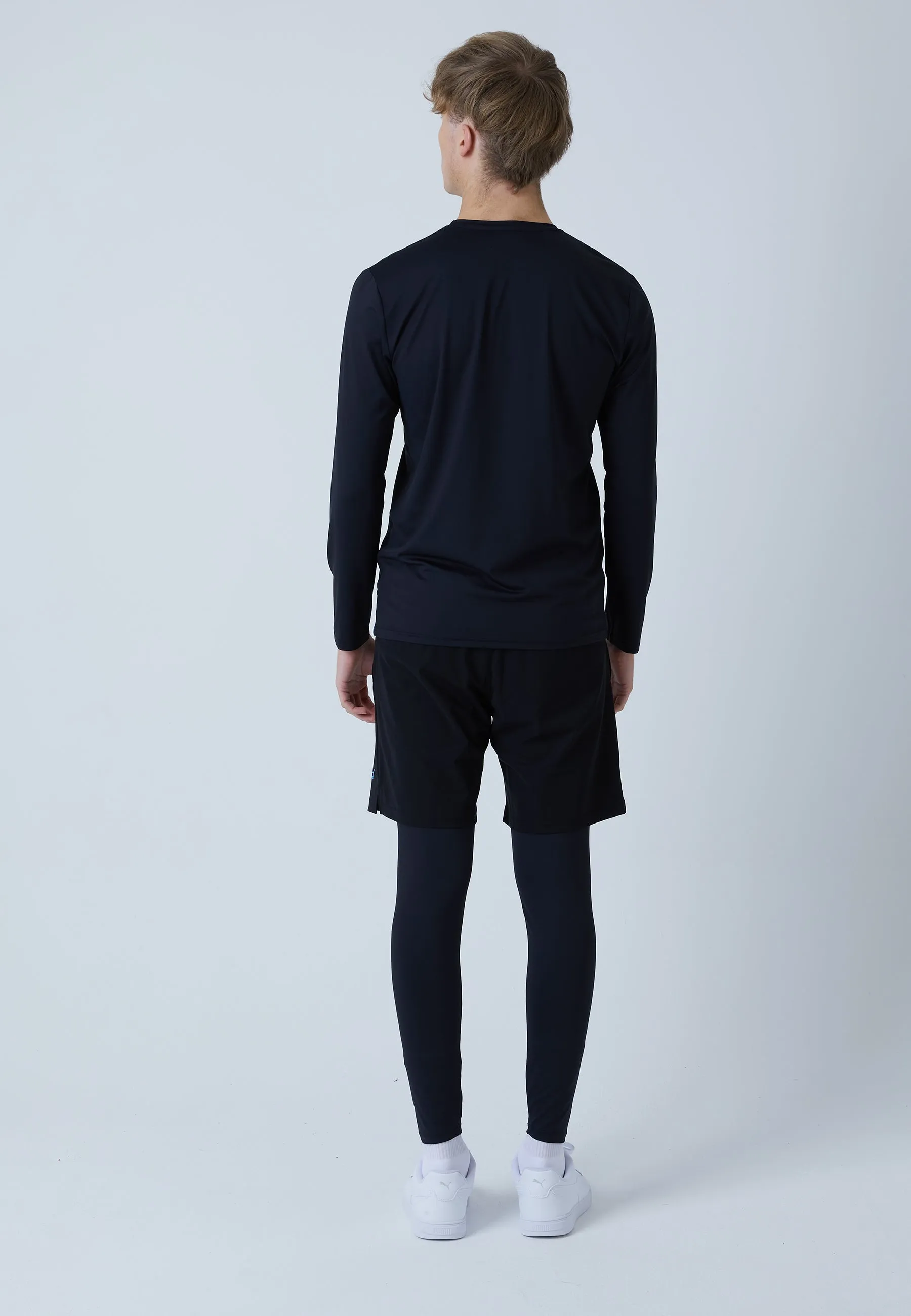 Tennis Longsleeve Shirt, black