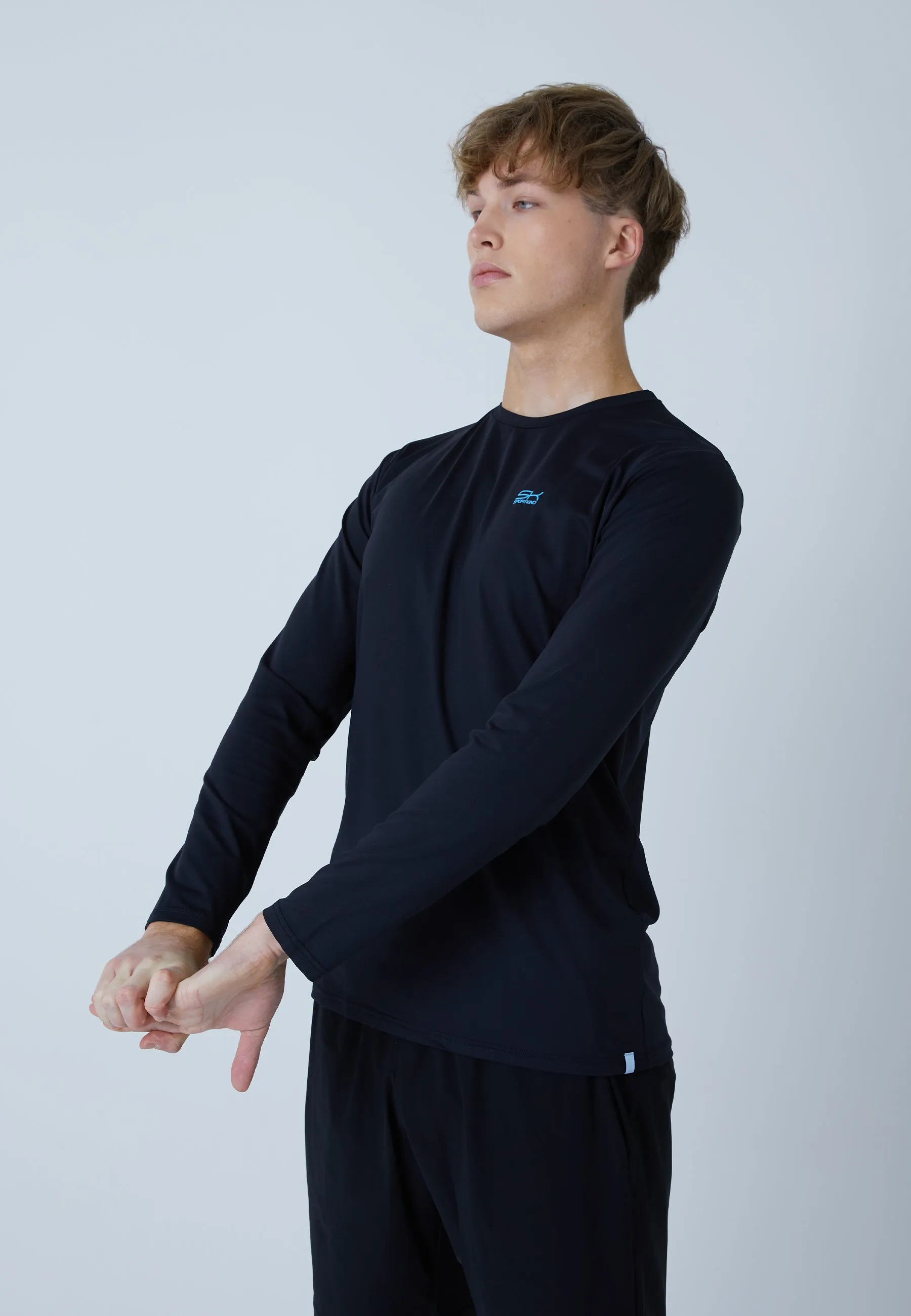 Tennis Longsleeve Shirt, black