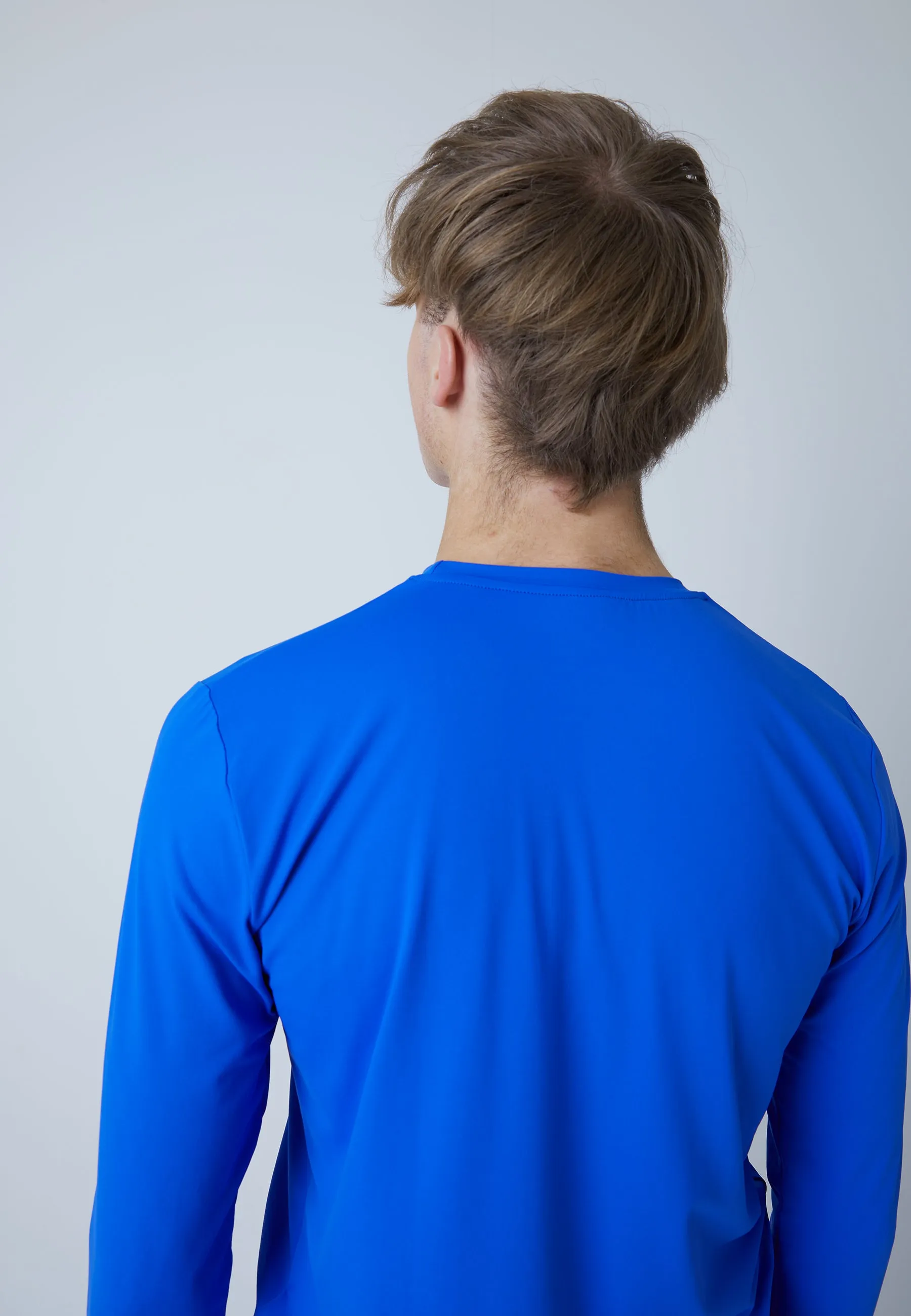 Tennis Longsleeve Shirt, cobalt blue