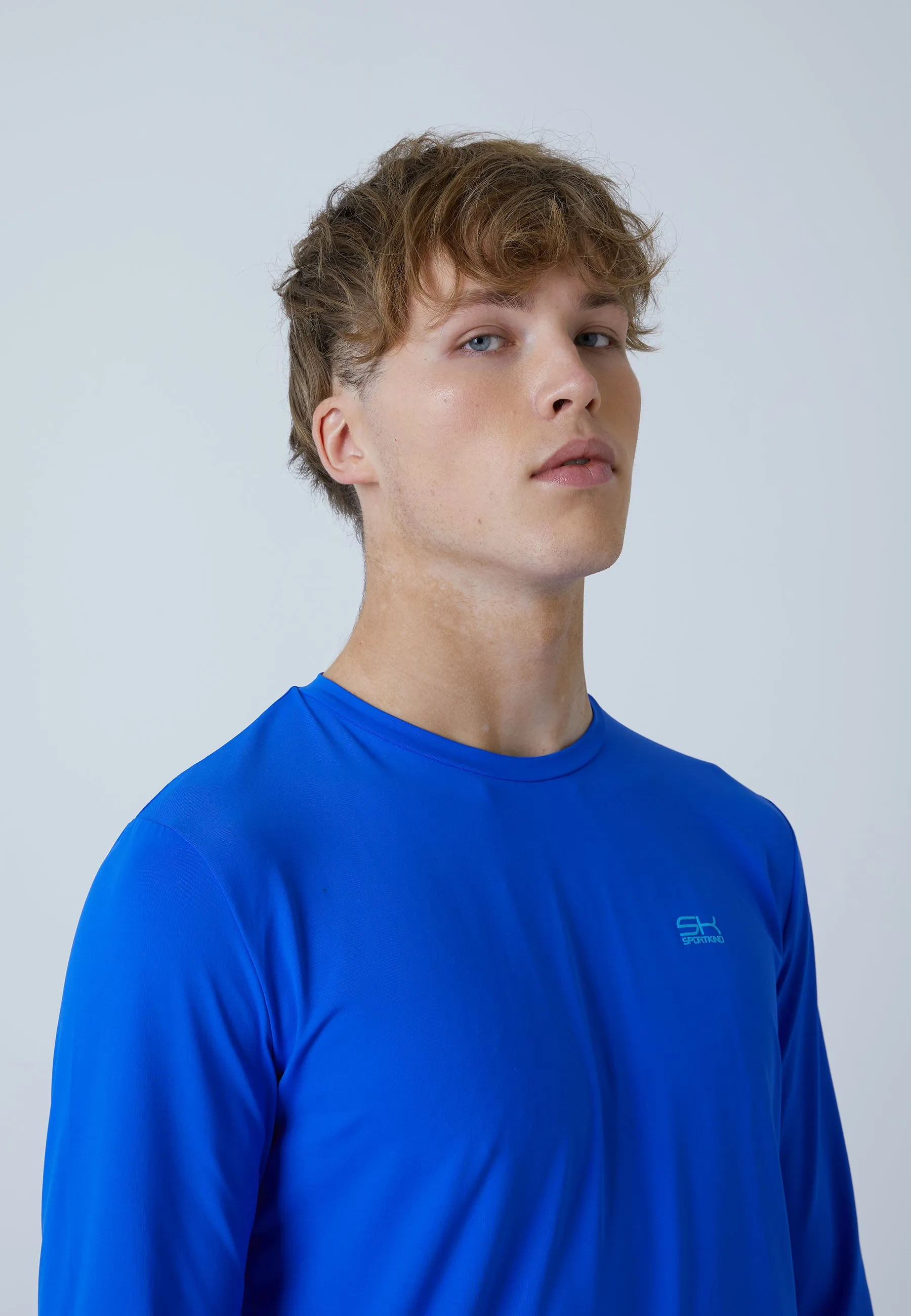 Tennis Longsleeve Shirt, cobalt blue