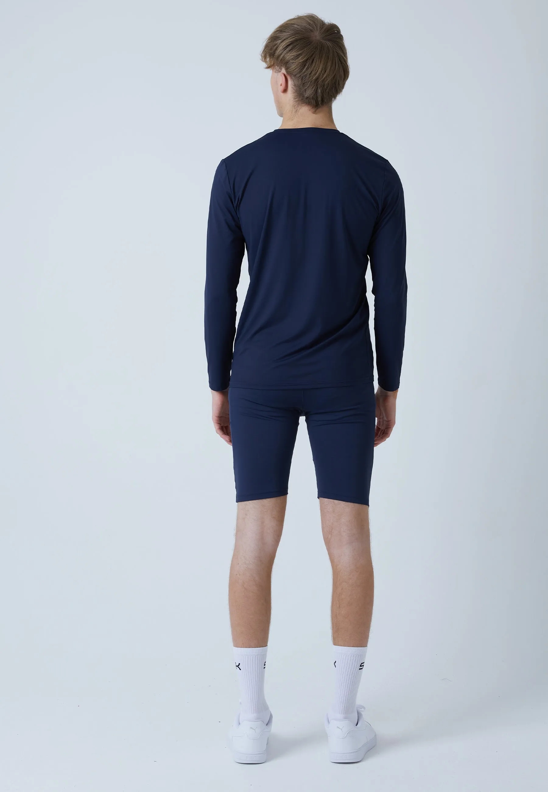 Tennis Longsleeve Shirt, navy blue