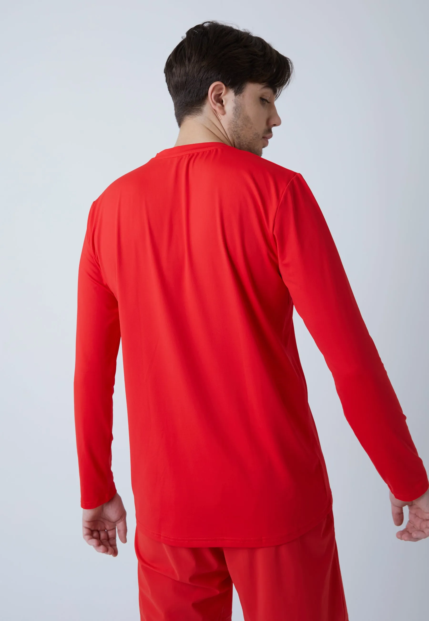 Tennis Longsleeve Shirt, red