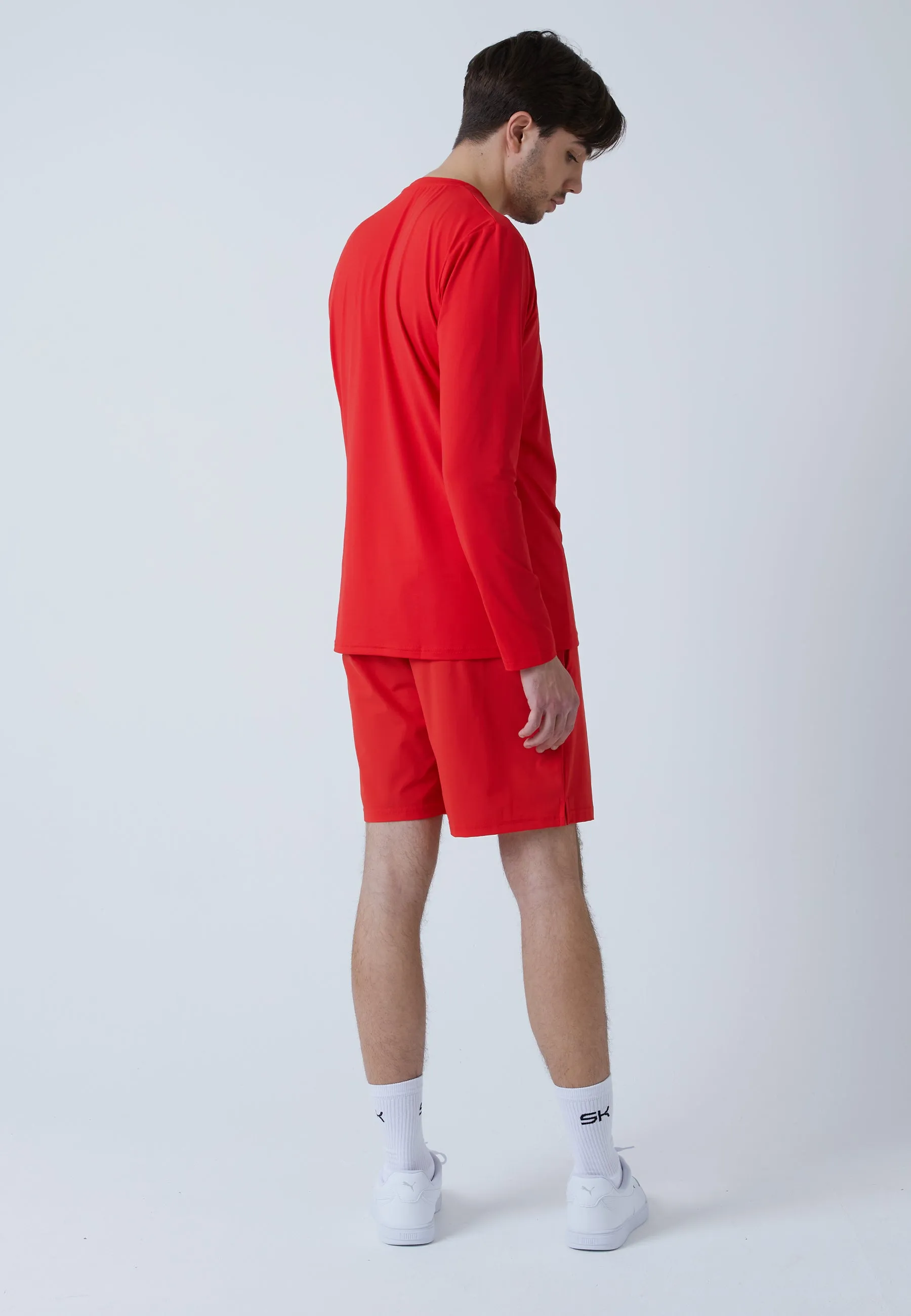 Tennis Longsleeve Shirt, red