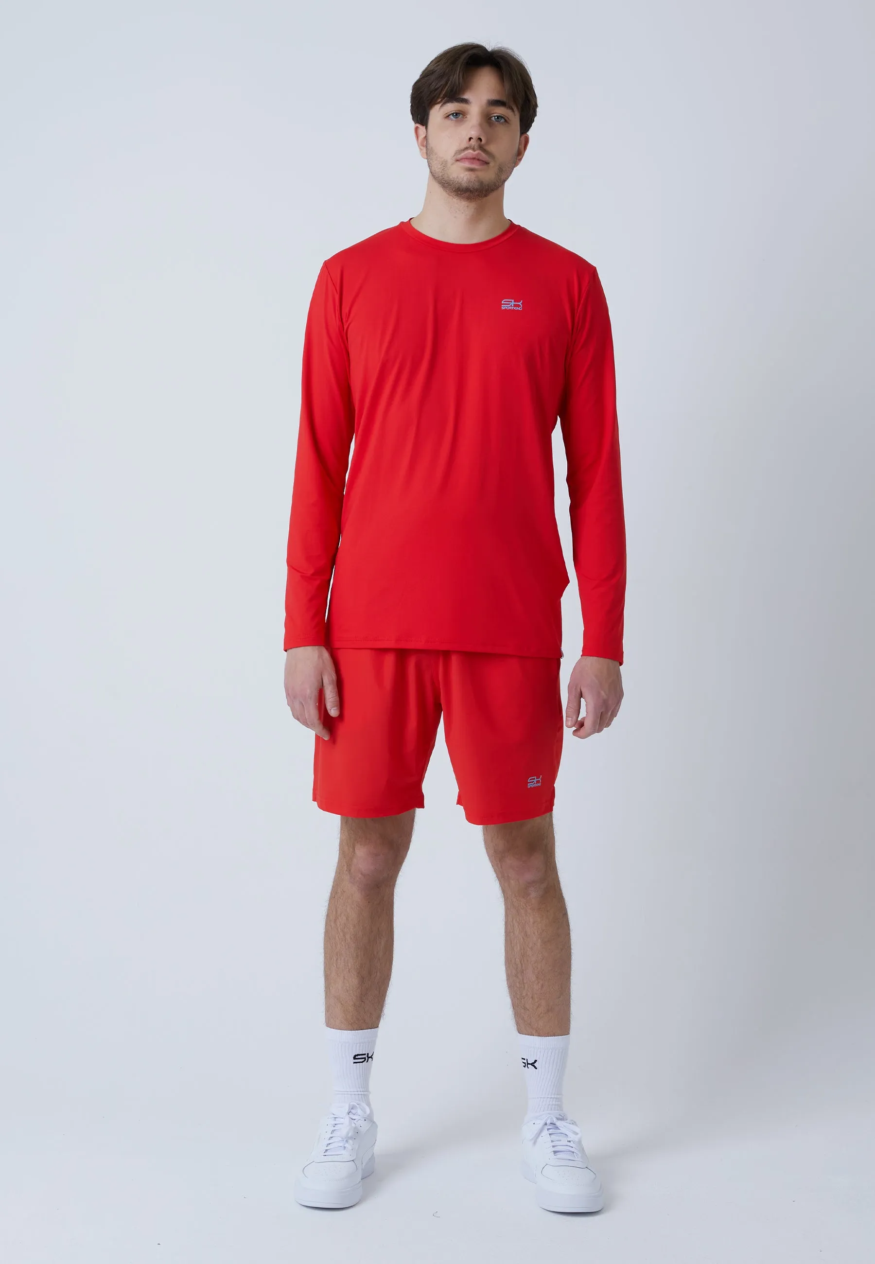 Tennis Longsleeve Shirt, red