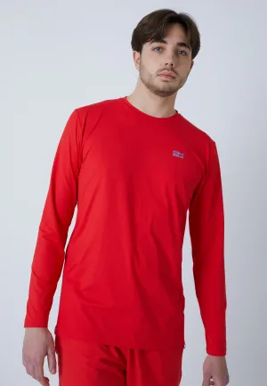 Tennis Longsleeve Shirt, red