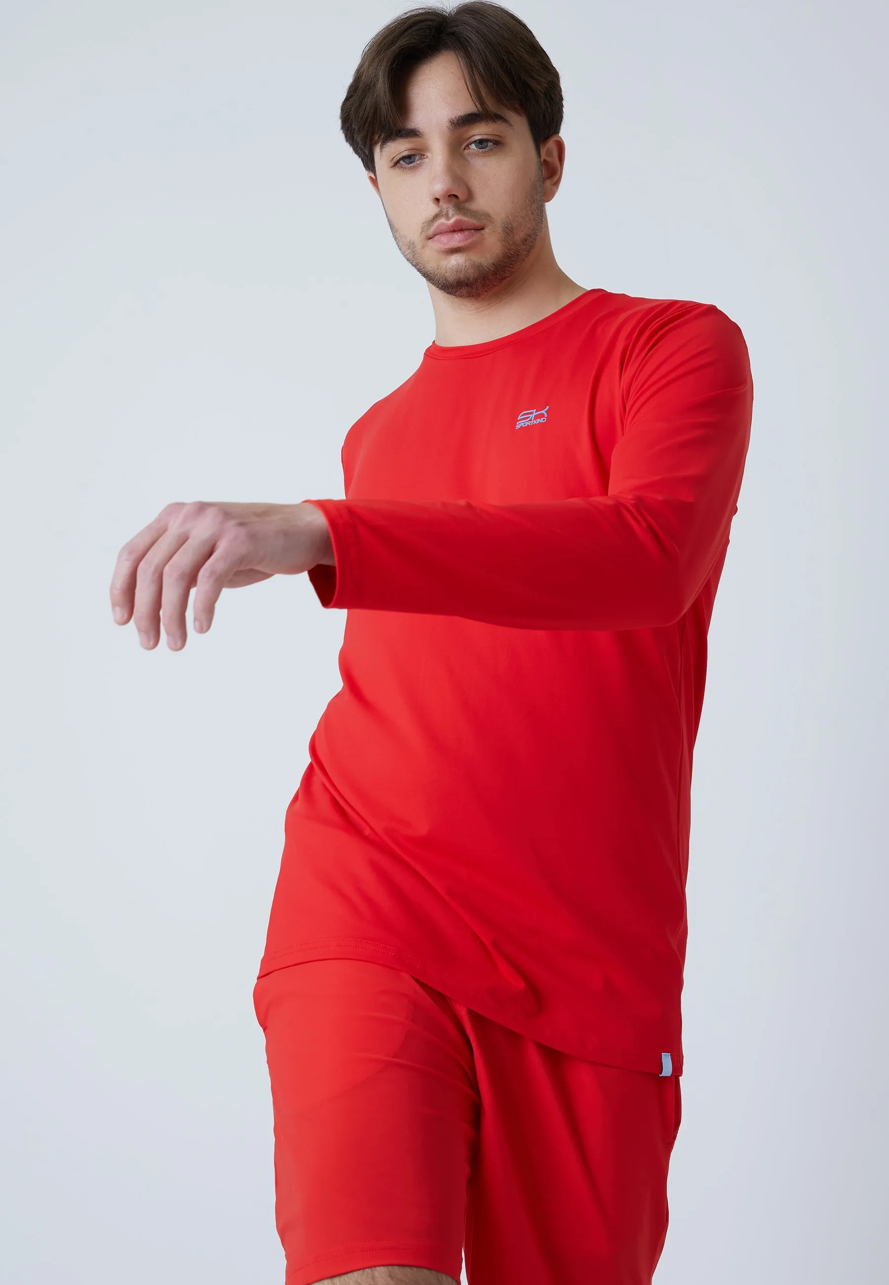 Tennis Longsleeve Shirt, red