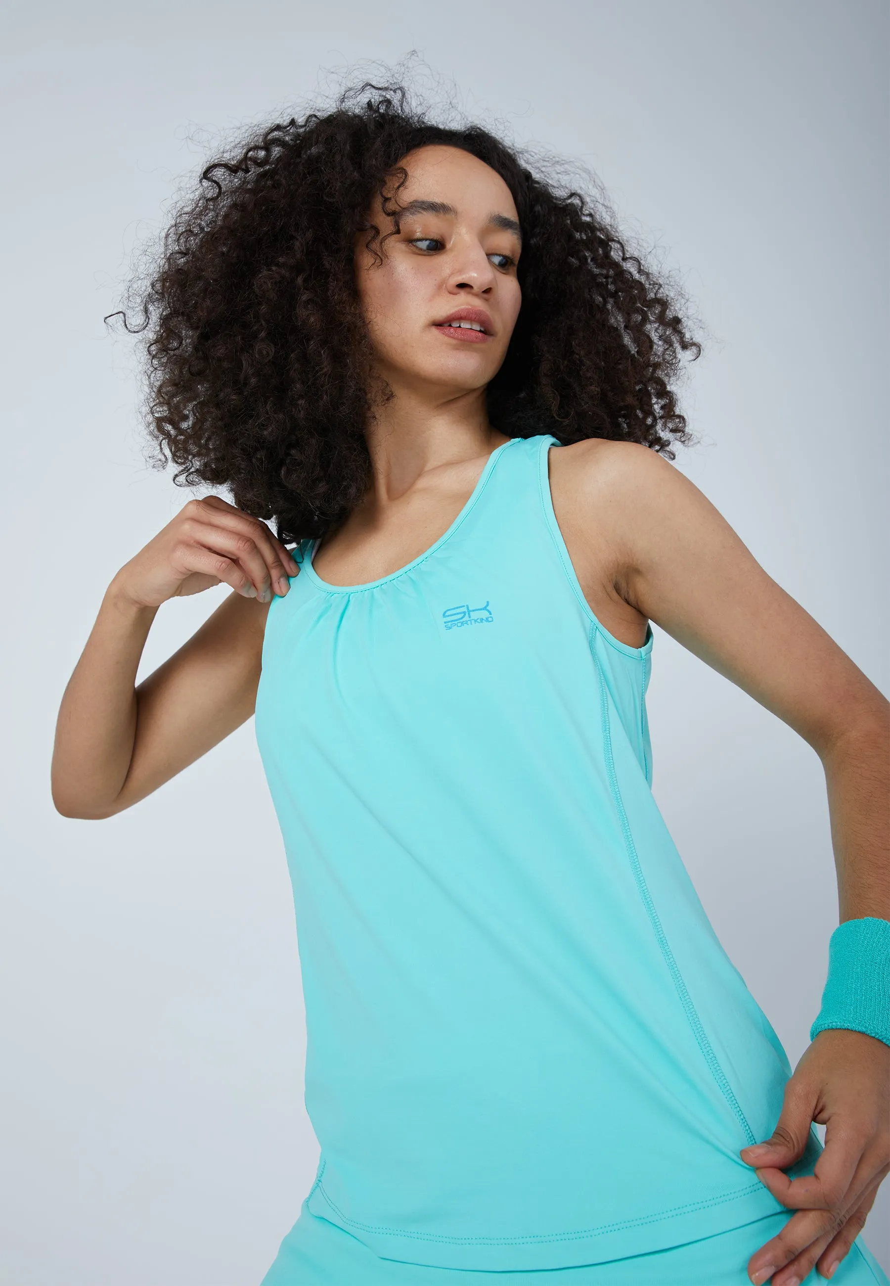 Tennis Loose Fit Tank Top, mint green