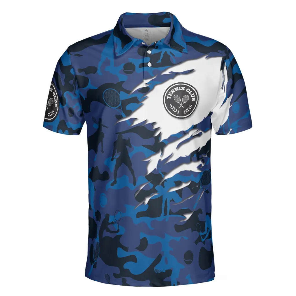 Tennis Never Underestimate An Old Man With A Tennis Racket All Over Printed 3D Polo Shirt