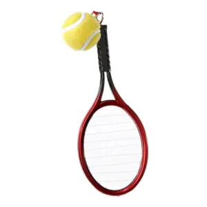 Tennis Racket And Ball Ornament