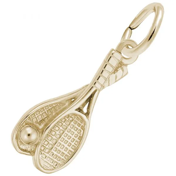 Tennis Racquet Pair Charm