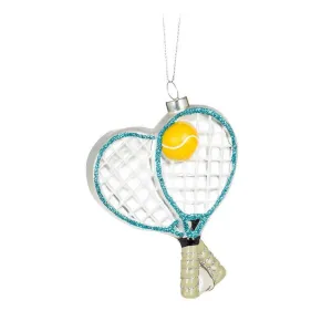 Tennis Racquets & Ball Ornament