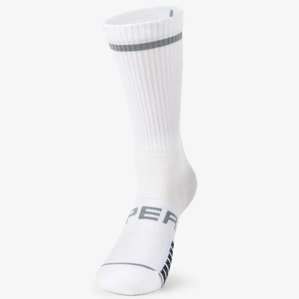 Thorlo Experia UltraLight Padded Crew Socks - White