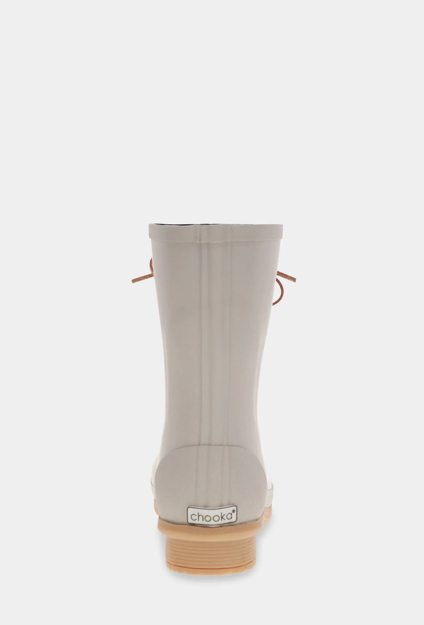 TIE MID RAIN BOOT - SAND