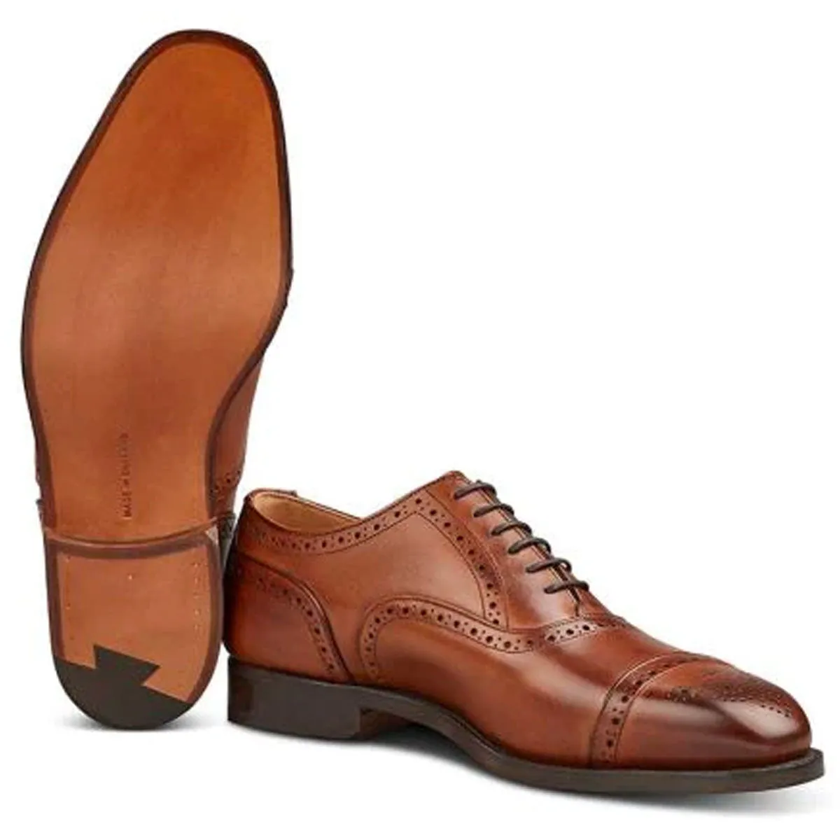 TRICKER'S Kensington Shoes - Mens - Beechnut Burnished