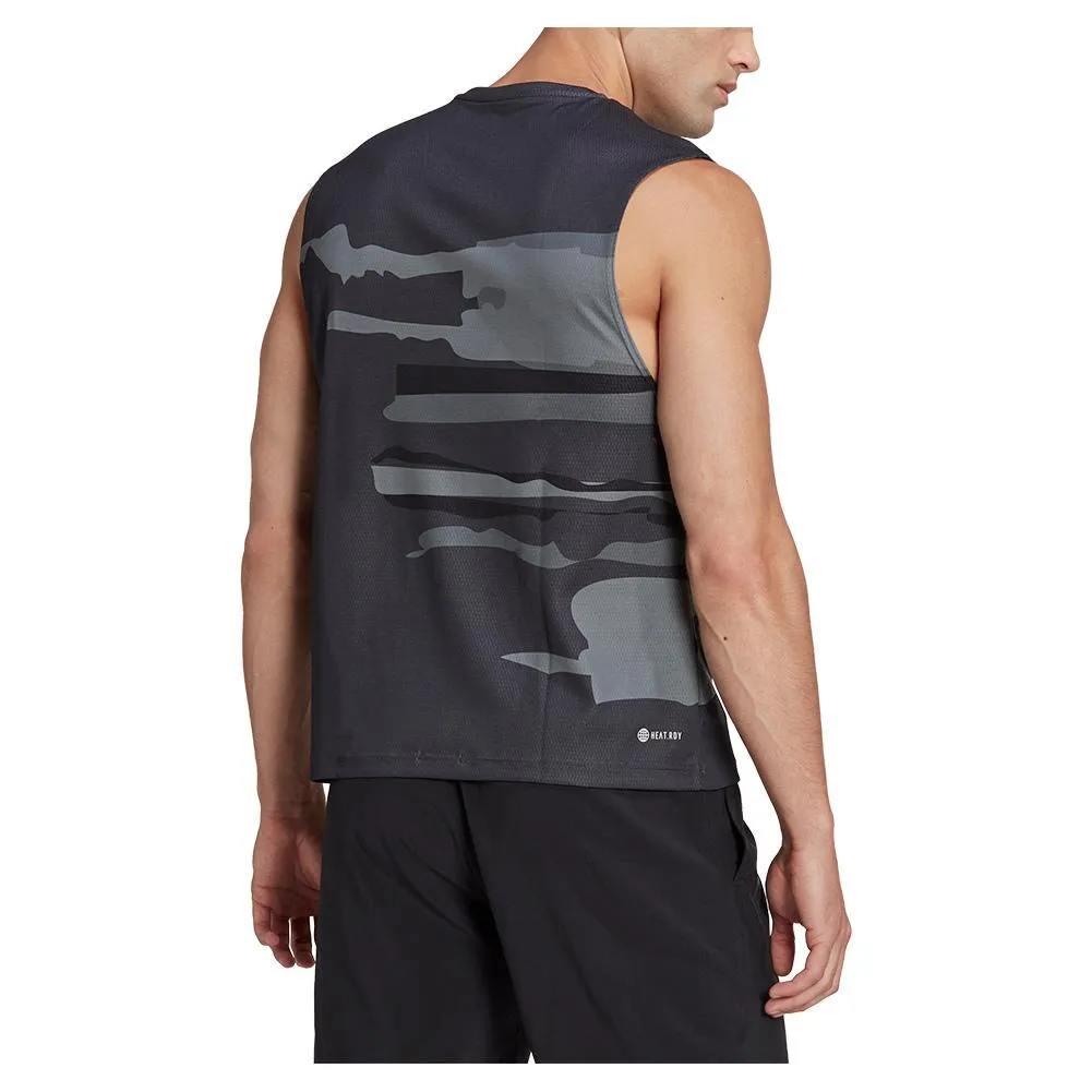 Unisex New York UNITEFIT Sleeveless Tennis Top Carbon