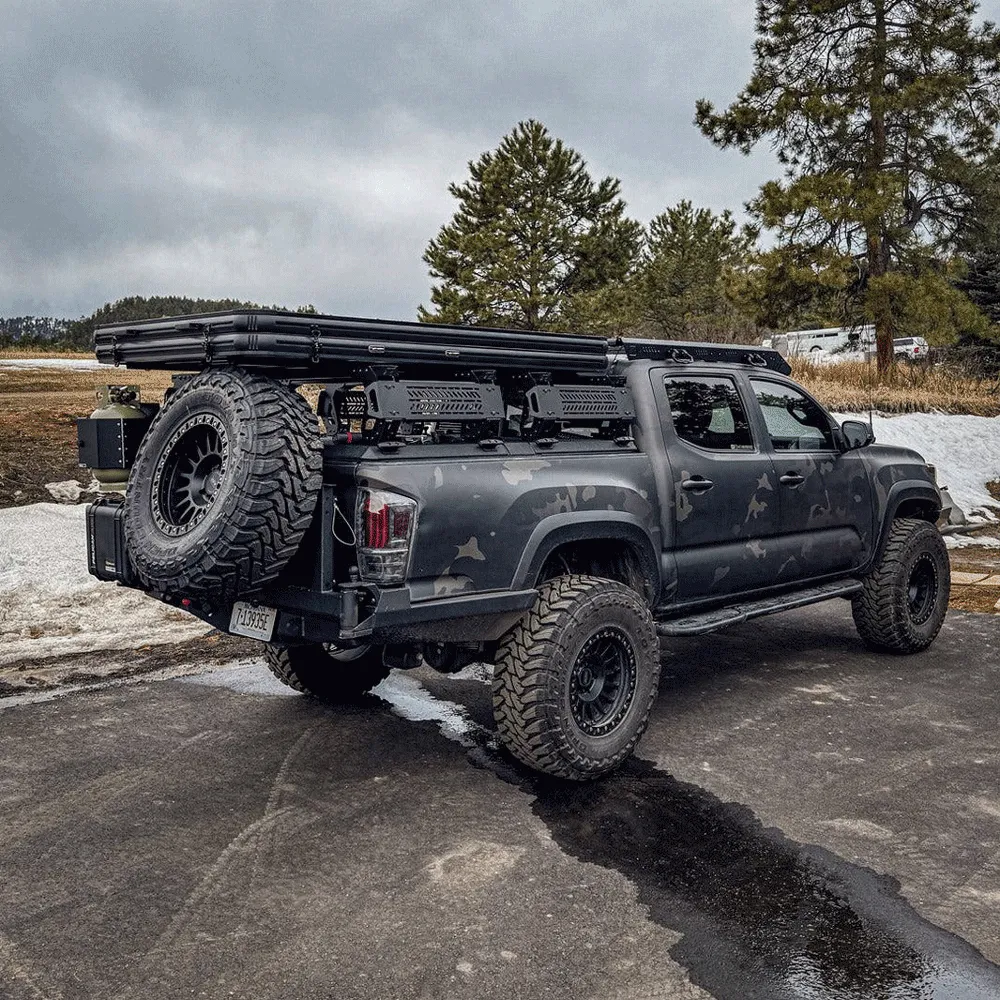 upTOP Overland - TRUSS Bed Rack for DiamondBack Bed Cover - Toyota Tacoma, Tundra