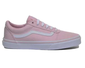 Vans Ward VN0A3TFWVUZ1 Canvas Lace Up Trainers Pink