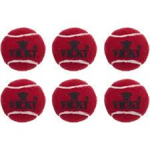 VICKI Tennis Ball (Heavy) Ball X Pack of 6 balls