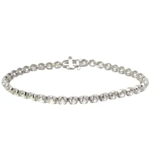 White Gold Diamond 3CT Tennis Bracelet