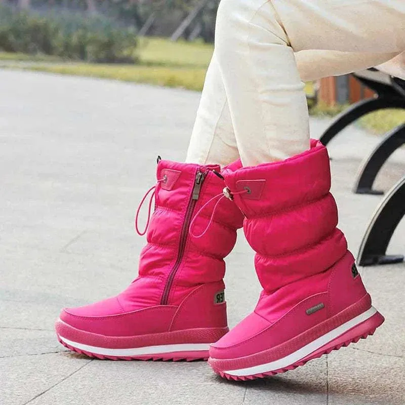 Winter Boots Women - Waterproof Anti-Slip Platform Shoes, Winter Shoes