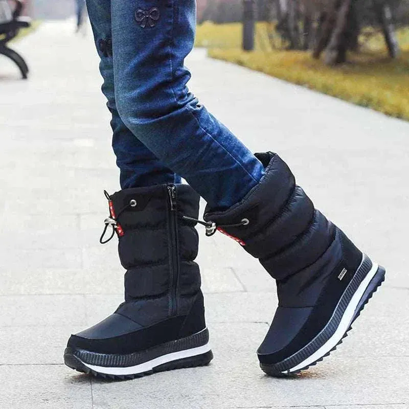 Winter Boots Women - Waterproof Anti-Slip Platform Shoes, Winter Shoes