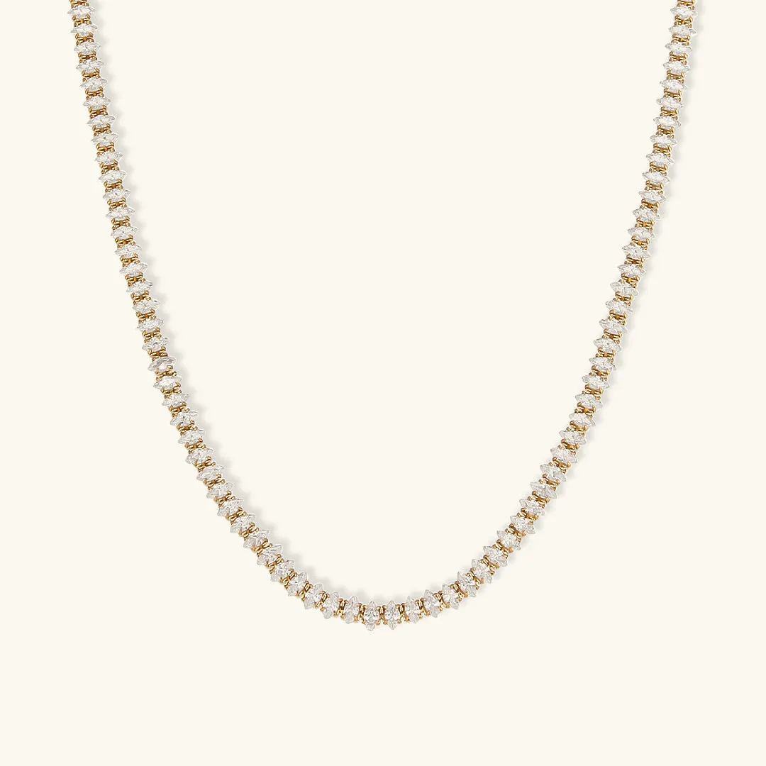 Wisteria Diamond Tennis Necklace