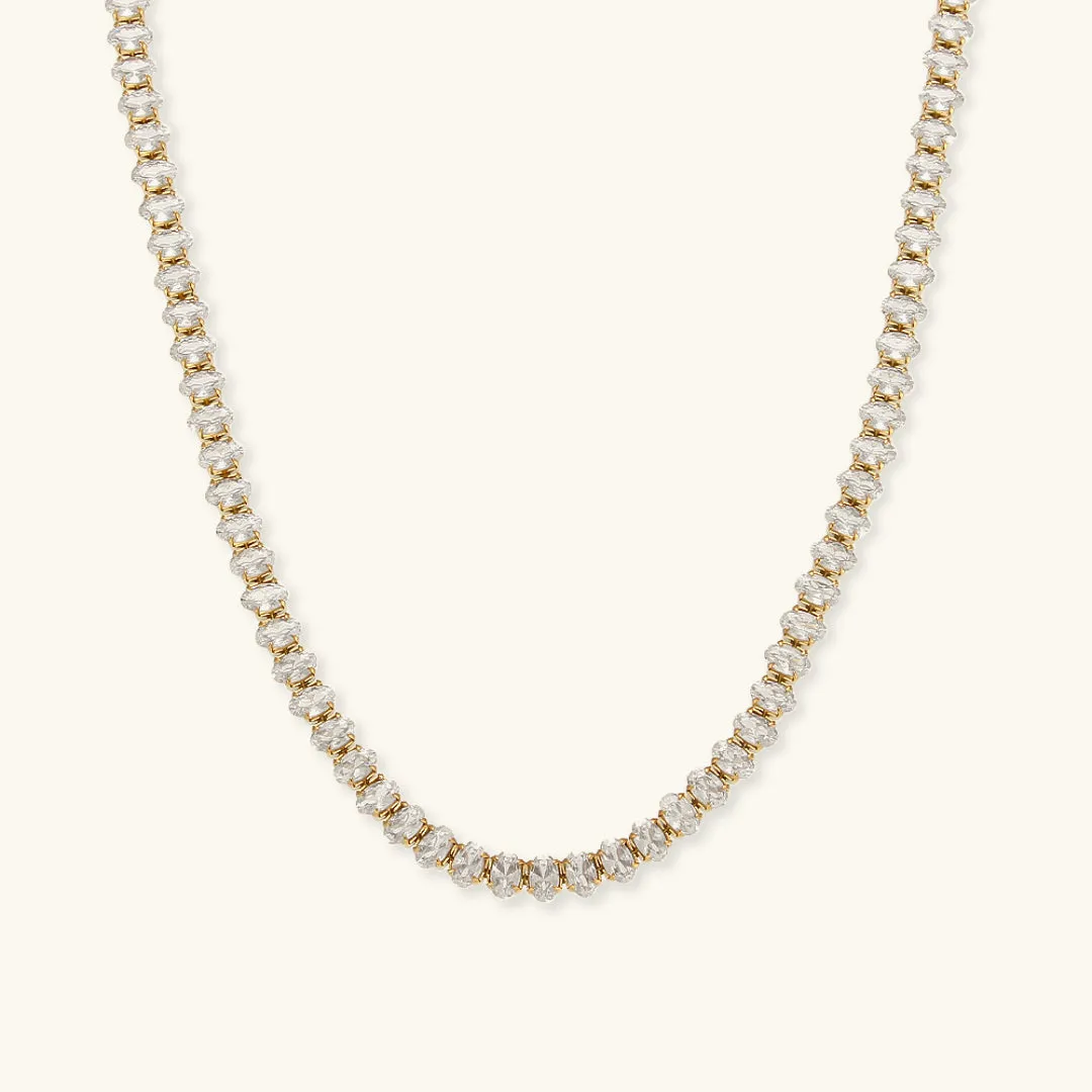 Wisteria Diamond Tennis Necklace