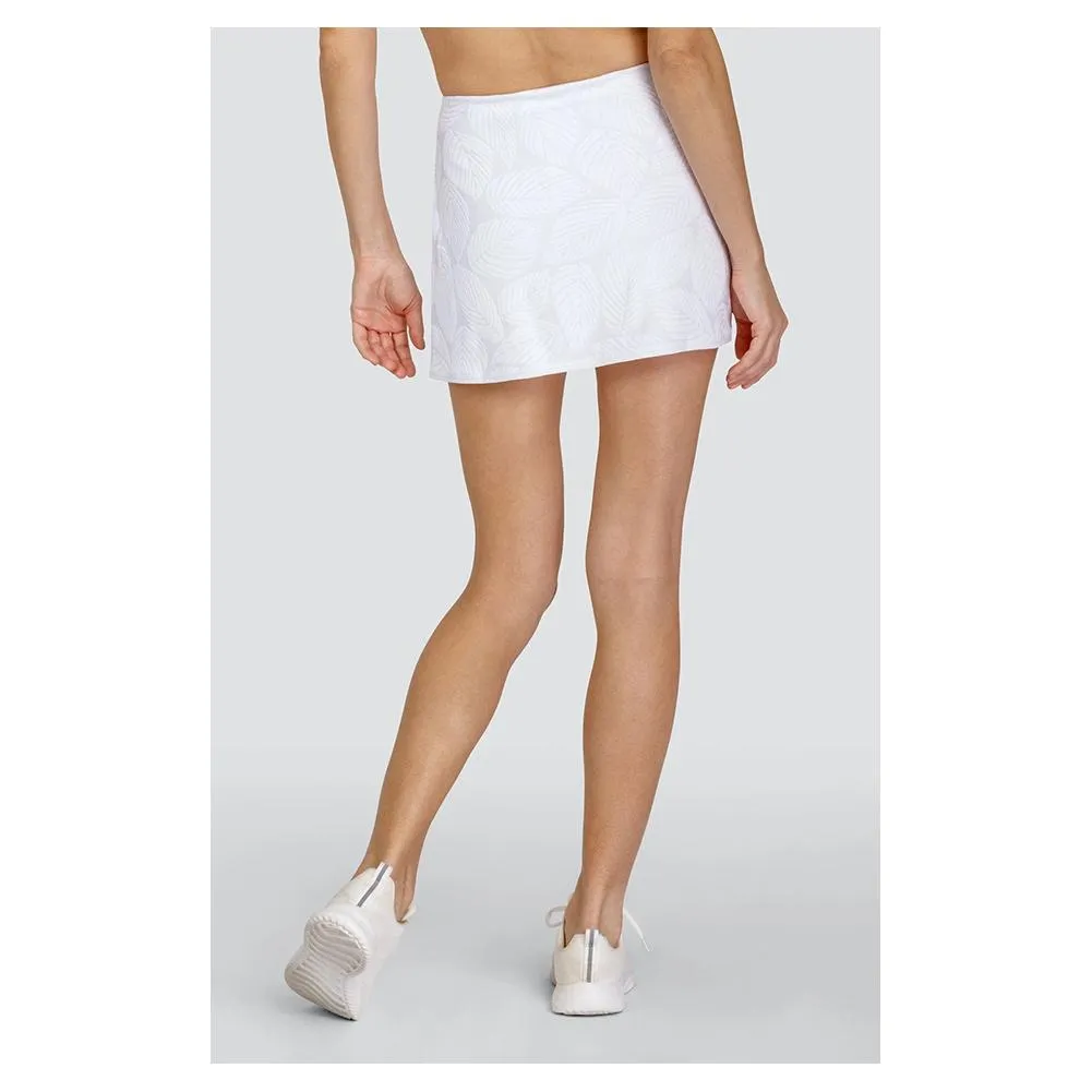 Women's Anja 13.5 Inch Faux Wrap Tennis Skort Fading Leaves