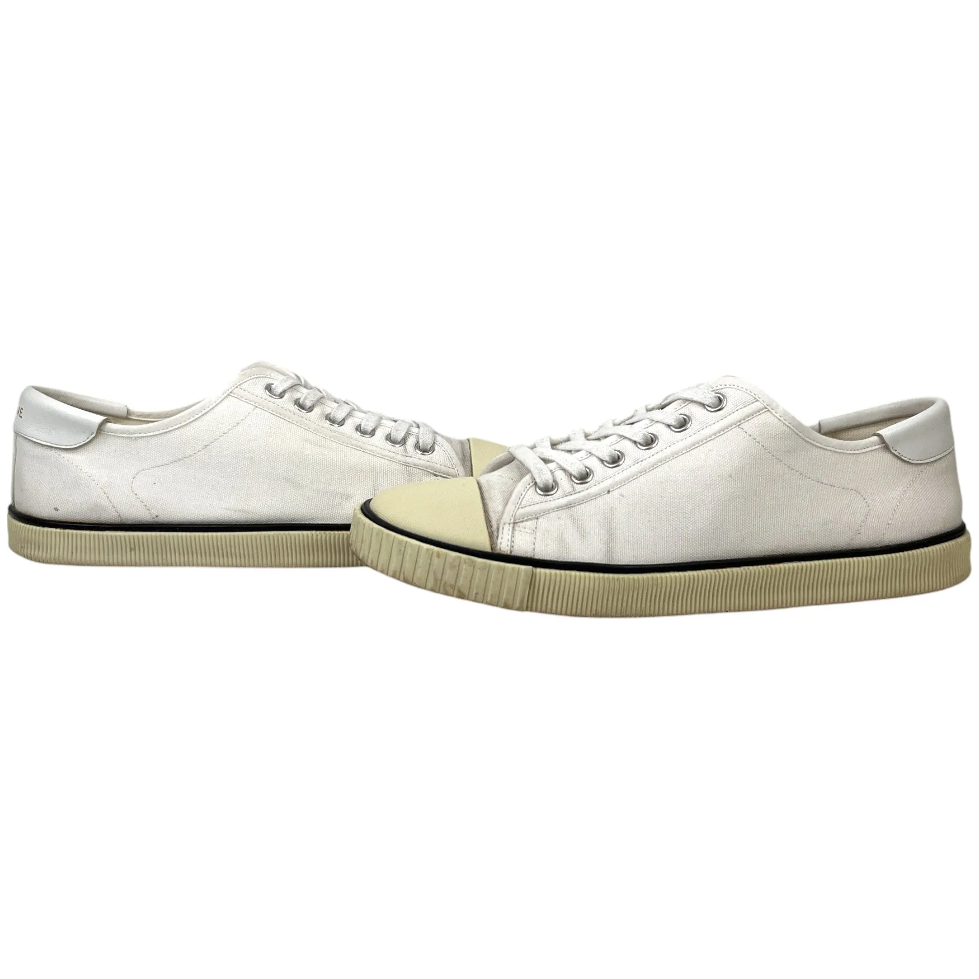 Women's Blank Canvas Low Trainers White Size EU 40 / UK 7